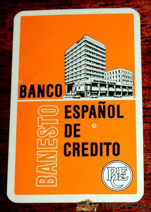 1971 Calendario De Fournier - Banco Espa�ol De Credito Banesto. Alguna Cosita Pintada A Boligrafo.