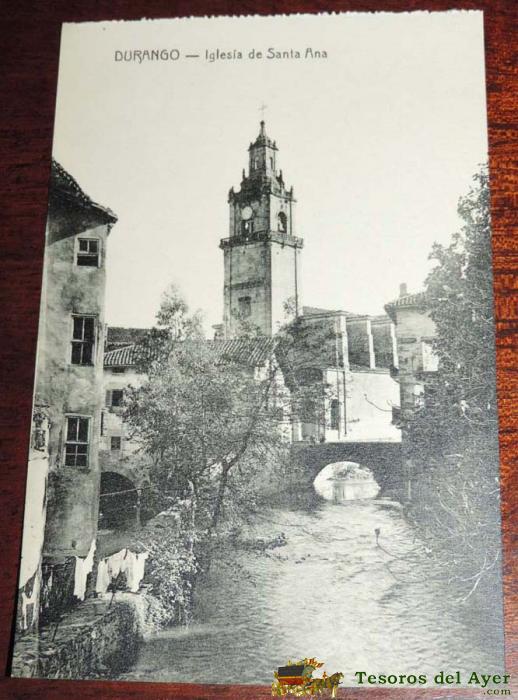 Postal De Durango, Iglesia De Santa Ana, Ed. Foto- German, No Circulada.