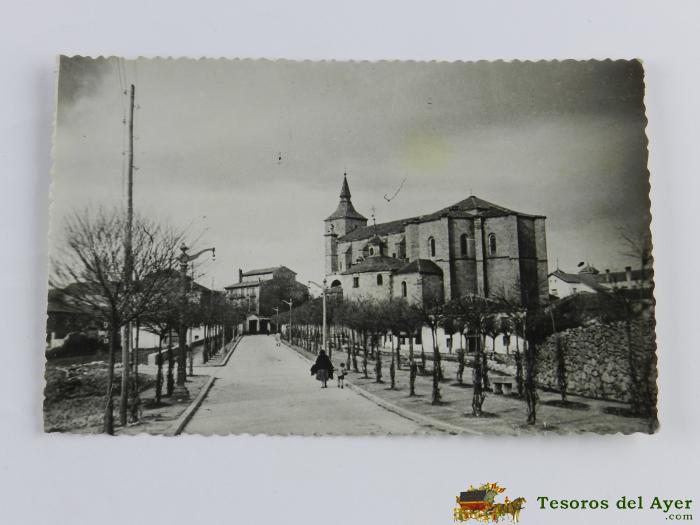 Foto Postal De El Espinar, Avenida General Mola, Segovia, Foto C.d.f. Circulada En 1959.