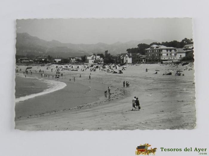 Foto Postal De Vigo, N� 47, Playa De America, Ed. Garcia Garrabella, Circulada.