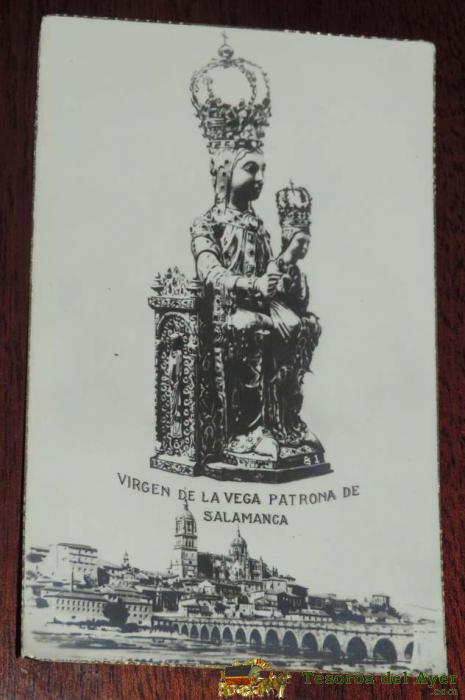 Foto Postal Virgen De La Vega Patrona De Salamanca, Ed. Infonal, No Circulada.