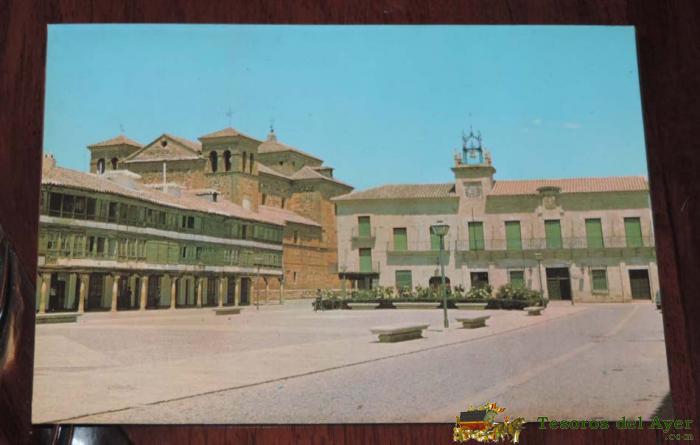 Foto Postal De Ciudad Real. A�o 1966. Almagro, Plaza De Espa�a. No Circulada.