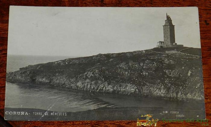Foto Postal De La Coru�a, N. 3391, Torre De H�rcules, Foto Ferrer, No Circulada.