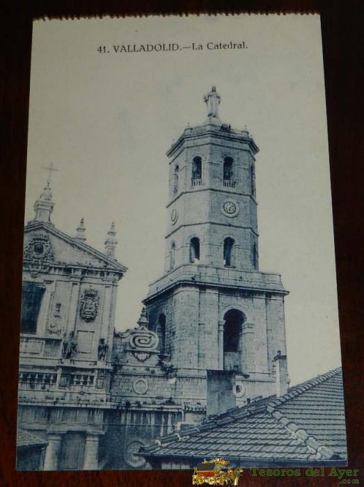 Postal De Valladolid, La Catedral, N. 41, Ed. Grafos, No Circulada.