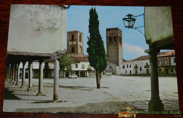 Foto Postal De Arevalo, �vila. N. 5. Plaza De La Villa. Exclusiva: Royuela. Ediciones Vistabella. Circulada.