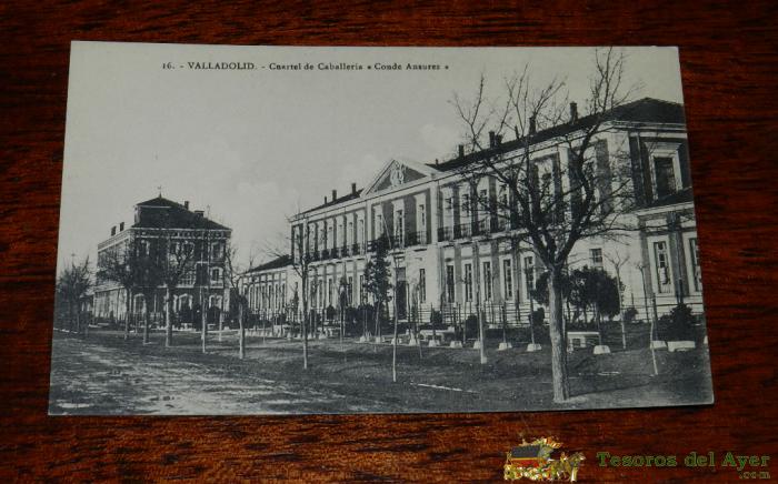 Antigua Postal De Valladolid . Cuartel De Caballeria Conde Ansurez - 16 Postales Montero - Sin Circular.