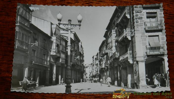  Antigua Foto Postal De Soria, Calle Del General Mola, Ediciones Garrabella 10, Circulada