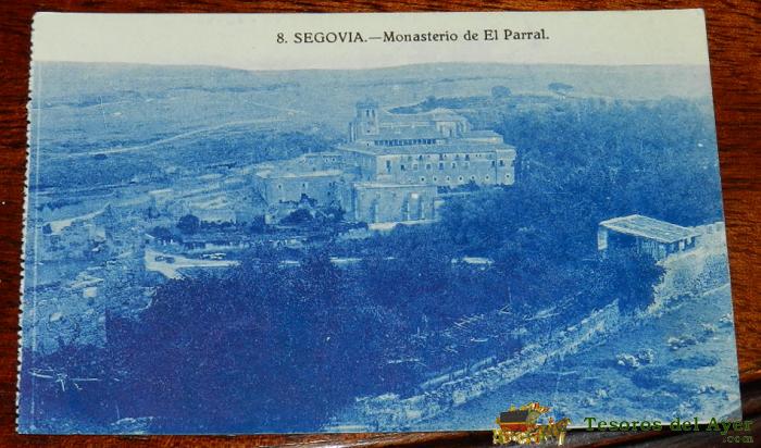 Postal De Segovia, N.8, Monasterio De El Parral, Ed. Nu�o, No Circulada.