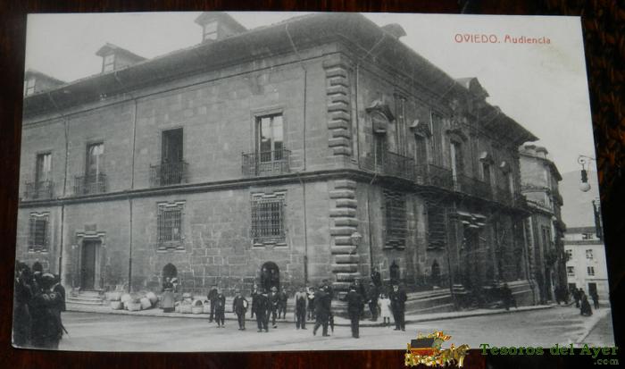 Antigua Postal De Oviedo - N� 36 - Asturias - Audiencia Provincial - No Circulada - Ed. Casta�eira Y Alvarez.