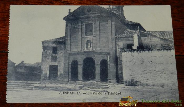 Postal De Infantes (ciudad Real) Iglesia De La Trinidad. Sin Circular. Editor Fidel Mesas. Madrid.