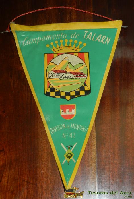 Bander�n Del Campamento De Talarn. Divisi�n De Monta�a 42. Dimensiones: 18,50 X 26,50 Cm