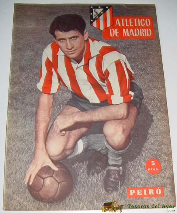 Antigua Revista Del Atletico De Madrid N� 14 - Enero 1961- 30 Paginas - 31 X 22 Cms. - Futbol