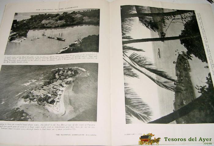 Antigua Revista Americana De Aviones - The National Aeronautic Magazine - Febrero 1932 . 32 Paginas - 30 X 22 Cms. - Muchas Fotos