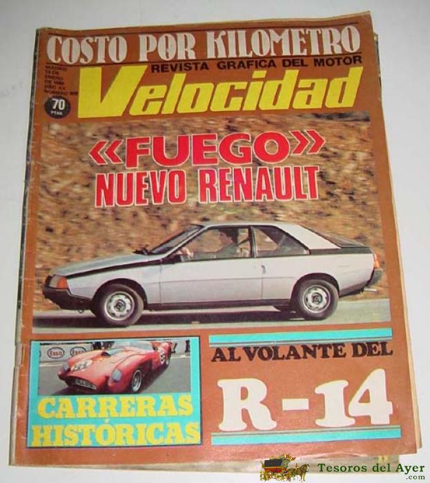 Revista Grafica Del Motor Velocidad - 958 Enero 1980 - Numerosas Fotografias De Coches Y Motos De La Epoca - Mide 30x24 Cms - 40 Pag. Aprox.