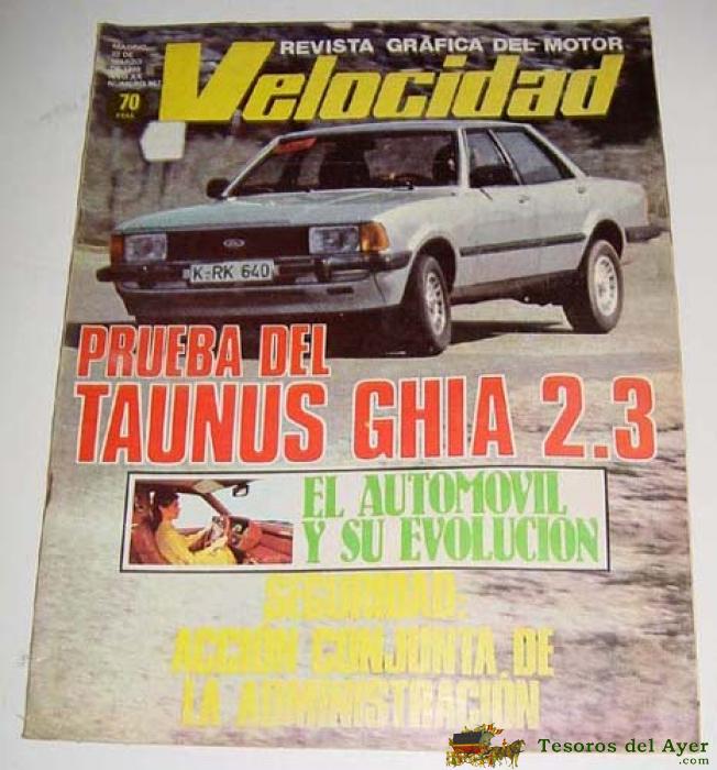 Revista Grafica Del Motor Velocidad - 967 Marzo 1980 - Numerosas Fotografias De Coches Y Motos De La Epoca - Mide 30x24 Cms - 40 Pag. Aprox.