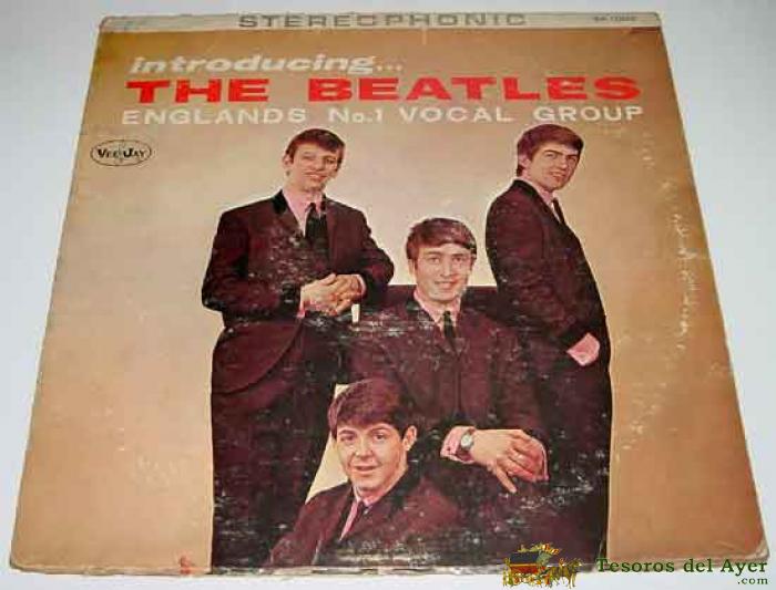 Antiguo Disco Lp -beatles- Introducing Englands No. 1 Vocal Group