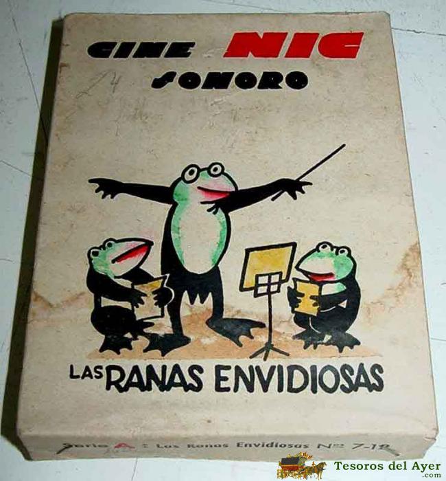 Antigua Caja Con 6  Peliculas Nic - En Su Caja De Carton Original - Serie A, Las Ranas Envidiosas - Tal Como Se Ve En La Fotografia.