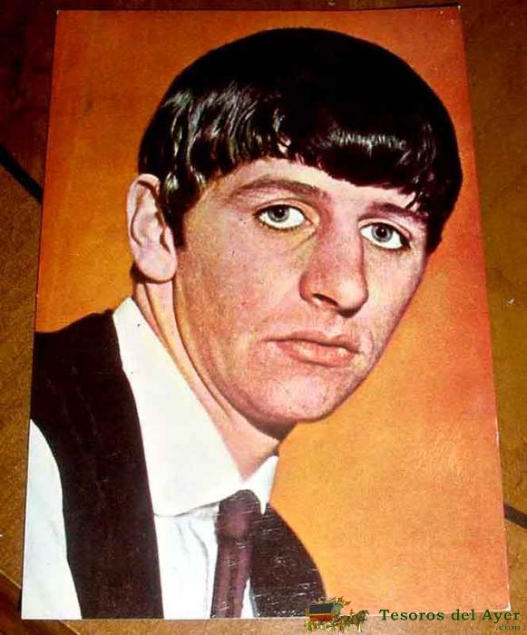Antigua Foto Postal De Ringo Starr - The Beatles . Foto Azter . Editions Jeunesse - Sin Circular - Old Photo Postcard