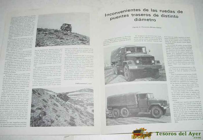 Antiguo Revista De La Escuela De Automovilismo Del Ejercito - Coche - Motos - Boletin Informativo N� 1 - Diciembre 1976 - 20 Pag - Mide 28 X 22 Cms.