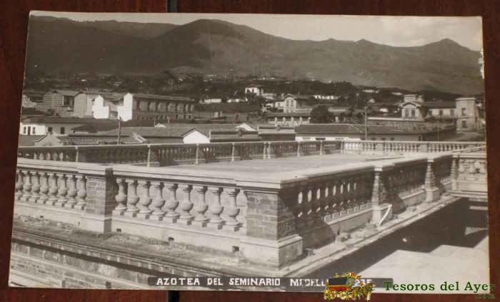 Antigua Foto Postal De Medellin (colombia) Azotea Del Seminario - Sin Circular