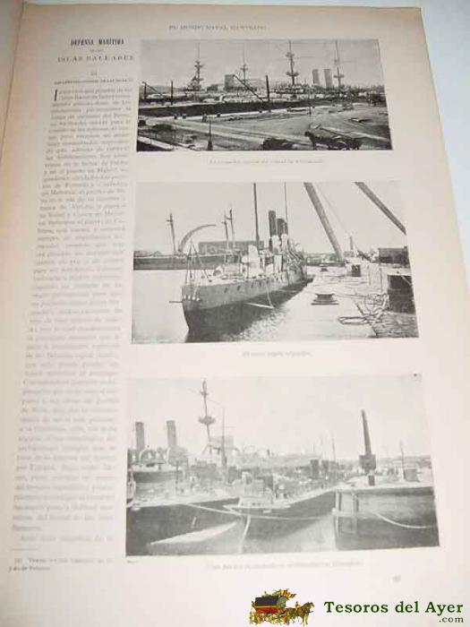 Revista El Mundo Naval Ilustrado (madrid, 28 De Febrero 1900) - Ejemplar N�mero 5 Segunda Epoca, De La Importante Revista Quincenal 