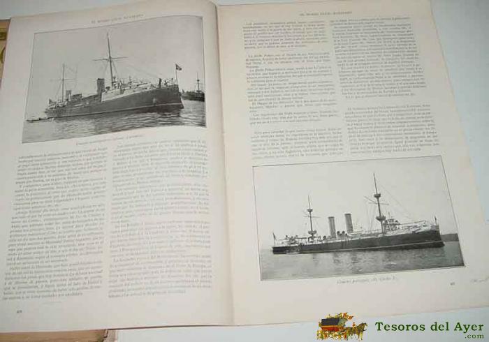 Revista El Mundo Naval Ilustrado (madrid, 30 De Septiembre 1900) - Ejemplar N�mero 26 Segunda Epoca, De La Importante Revista Quincenal 