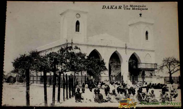 Antigua Postal De Dakar (senegal) - La Mosquee - Collection Artistique - No Circulada