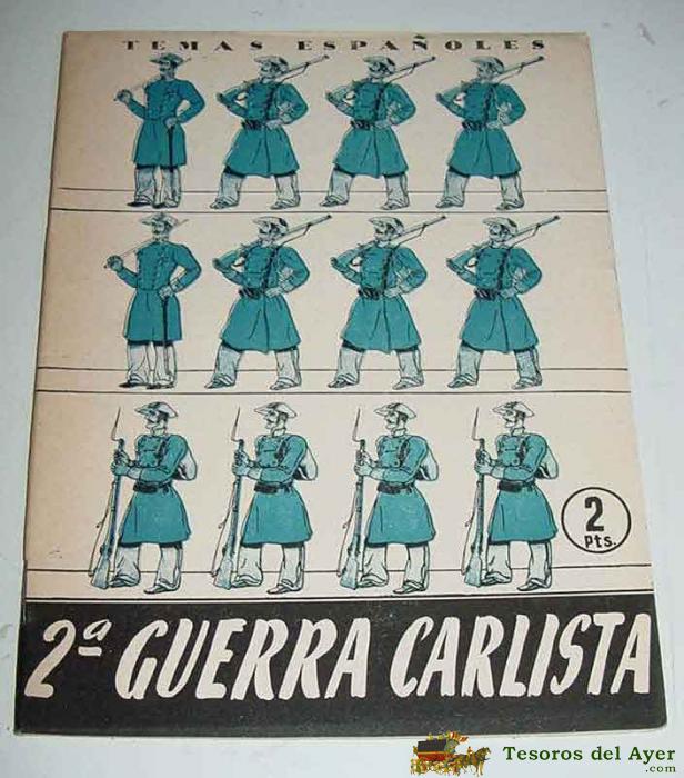 Temas Espa�oles N� 111 - Primera Guerra Carlista - Por Santiago Galindo Herrero - Publicaciones Espa�olas - A�o 1954 - 32 Pag - Ilustrado Con Fotografias.