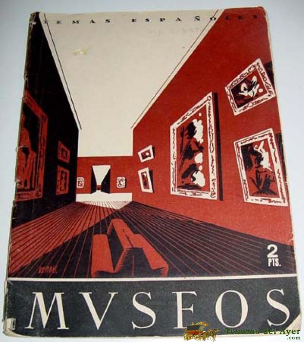 Martinez Ugarte, Julia Museos. (temas Espa�oles N� 22) - Madrid, Pub. Espa�olas, 1953-594�, 30 P�gs.+ 4 L�minas. Arte