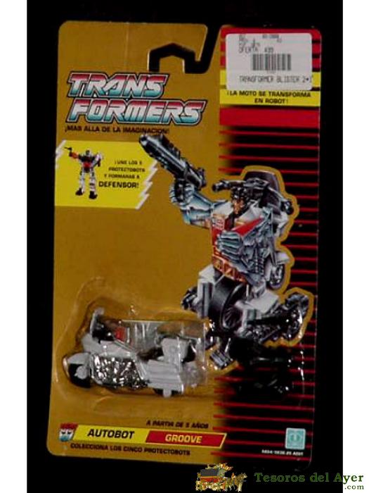 Antiguo Transformers - Protectobot - Autobot - Groove - De Hasbro 1984 - Nuevo A Estrenar En Blister