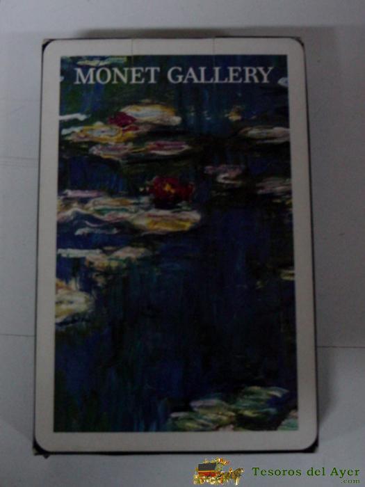 Antigua Baraja De Poker Monet Gallery - 55 Playing Cards, Made In Austria By Piatnik . Con Su Caja Original Completa