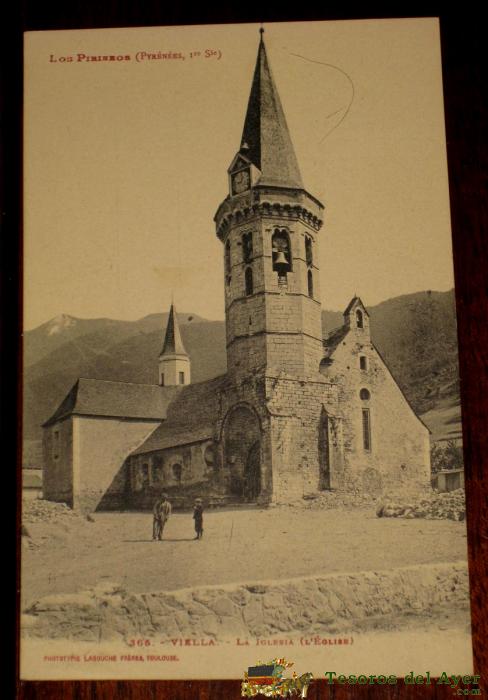 Antigua Postal De Los Pirineos - Andorra - N365 - Viella - No Circulada - Escrita.