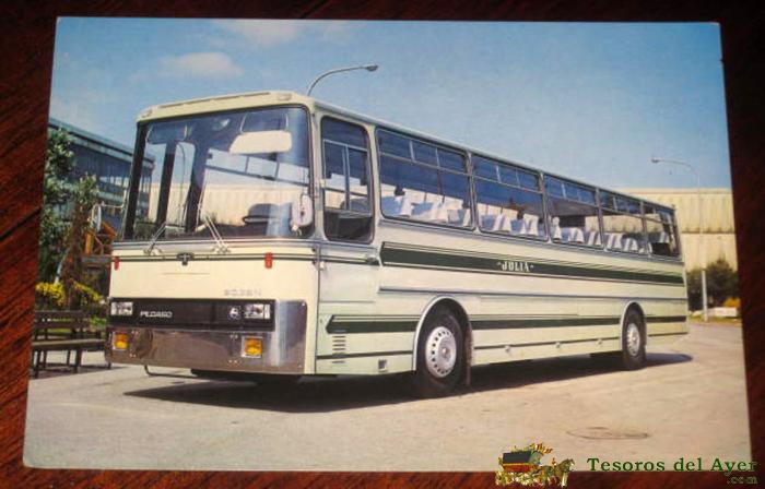Antigua Postal - Marca Pegaso - Autocar 5035-n 260cv Plazas 59 + 1 - Sin Circular 1974