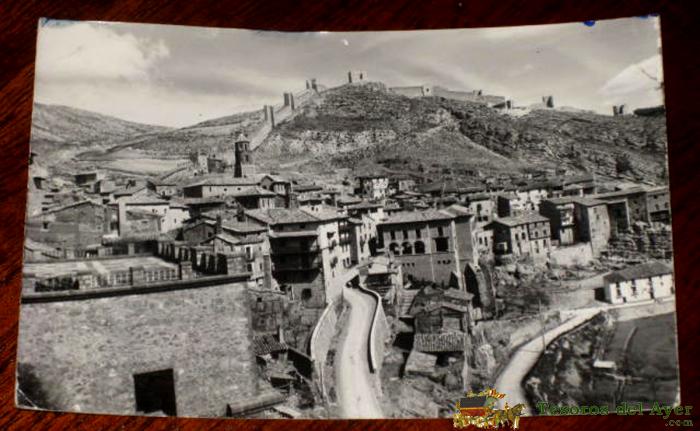 Antigua Foto Postal De Albarracin - N. 36 - Vista General - Ed. Sicilia - Circulada.
