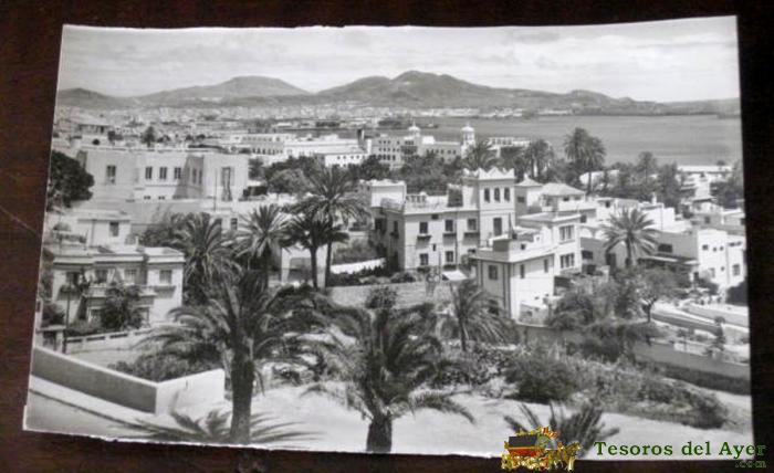 Antigua Foto Postal De Las Palmas De Gran Canarias - N. 12 - Vista Parcial - Ed. Dominguez - No Circulada.
