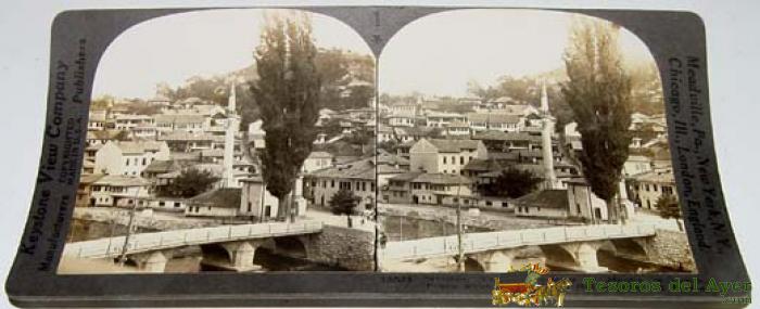 Sarajevo Yugoslavia - Ed. Keystone View Company - Made In U.s.a - Mide 18 X 9 Cms.