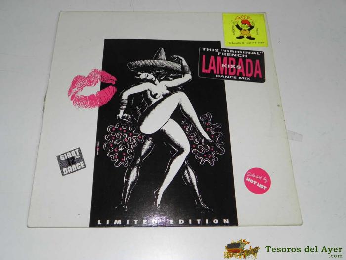 Antiguo Disco This Original French Lambada Kiss Dance Mix - Maxisingle 45 Rpm.
