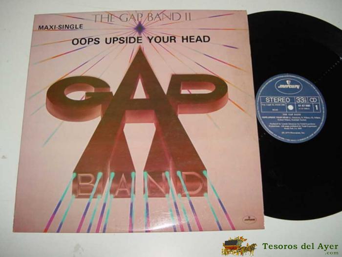 Antiguo Lp De Vinilo - Vinyl - The Gap Band 2 - Oops Upside Your Head - Maxi Single - 33rpm