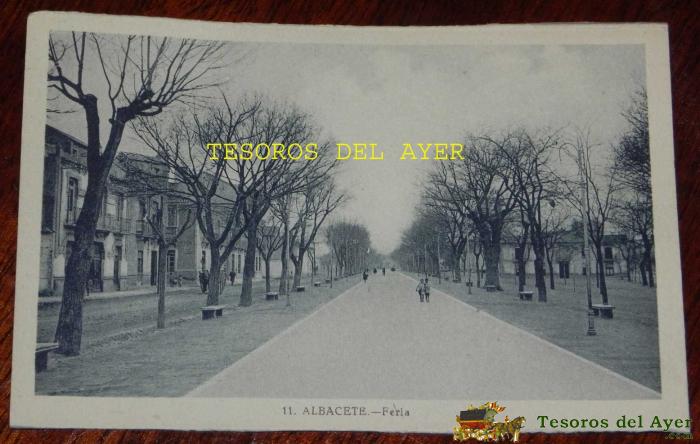 Antigua Postal De Albacete - Feria - N. 11 - Ed. L. Roisin - No Circulada.