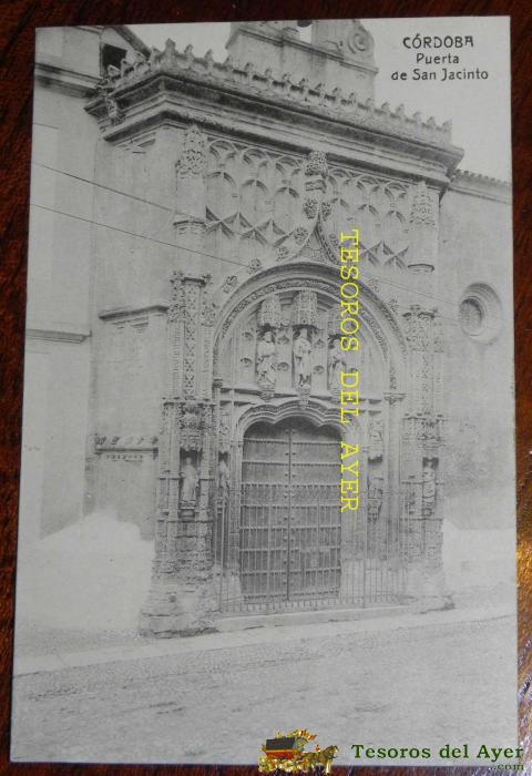 Antigua Postal De Cordoba - Puerta De San Jacinto - Ed. A. Leon Garrido - Circulada.