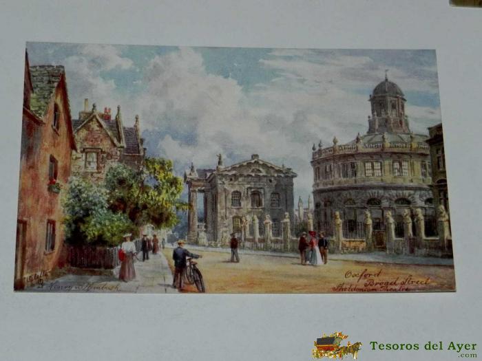 Antique Photo Postcard - England - Oxford - Broad Street - Raphael Tuck & Sons - 7645 - Non Circulate - United Kingdom