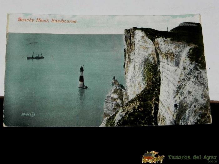 Antique Photo Postcard - England - Easibourne - Beachy Head - Valentine,s - 50166 - Circulate - United Kingdom