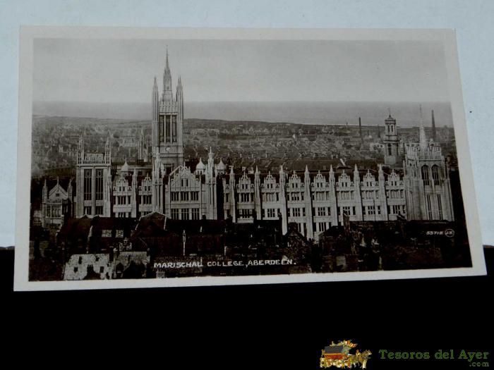 Antique Photo Postcard - England - Aberdeen - Marischal College - Valentine,s - 53712 - Non Circulate - United Kingdom