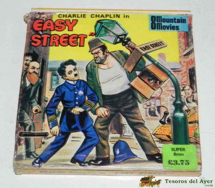 Pelicula Super 8 - Easy Street - Charlie Chaplin.