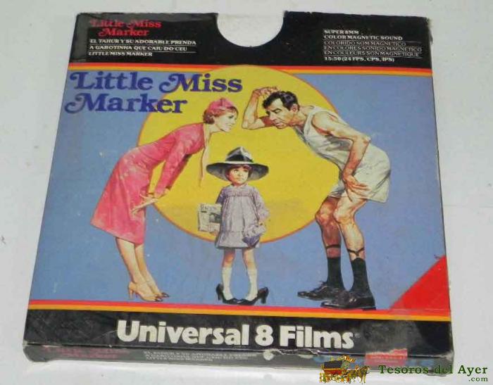 Pelicula Super 8 - Little Misss Marker - Universal 8 Films.
