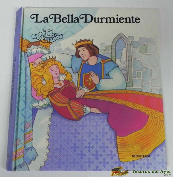 Cuento La Bella Durmiente, Ilustraciones Por Jane Yamada, Ed. Montena, Libros Animados, A�o 1979, Con 6 Dioramas, Mide 15,5 X 13,5 Cms