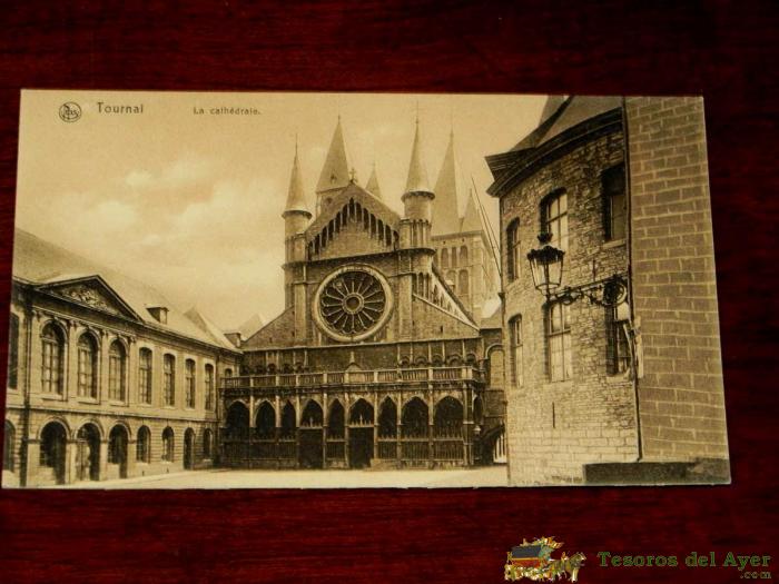Antigua Postal, Belgica, Tournal, La Catedral, Nels, 62, No Circulada