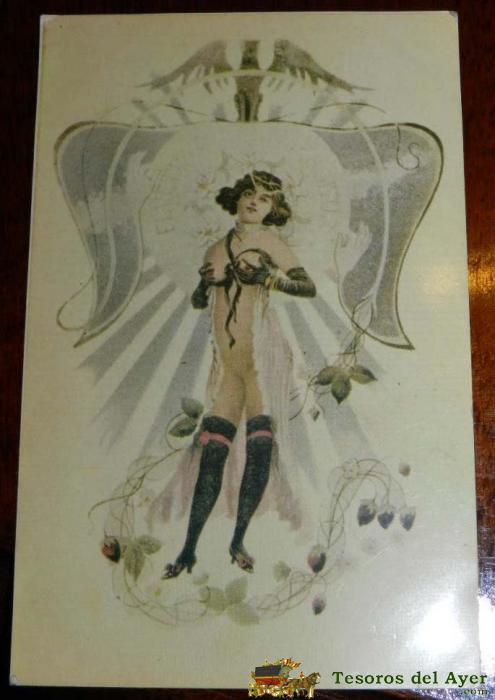 Antigua Postal Erotica, Editions Andre Balland, Paris, Sin Circular