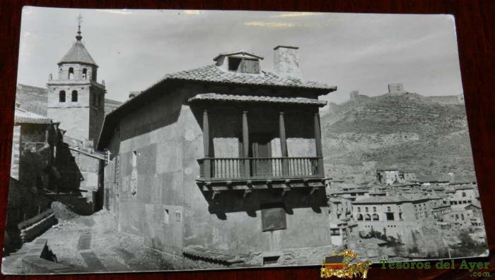 Antigua Foto Postal De Albarracin, Teruel, N. 1003, Exclusivas F. Martin, No Circulada.