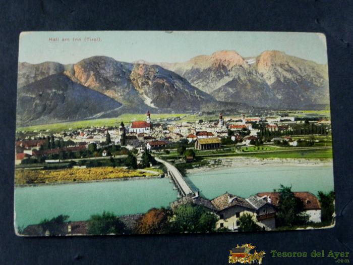 Antigua Postal, Tirol, Vista General, Circulada